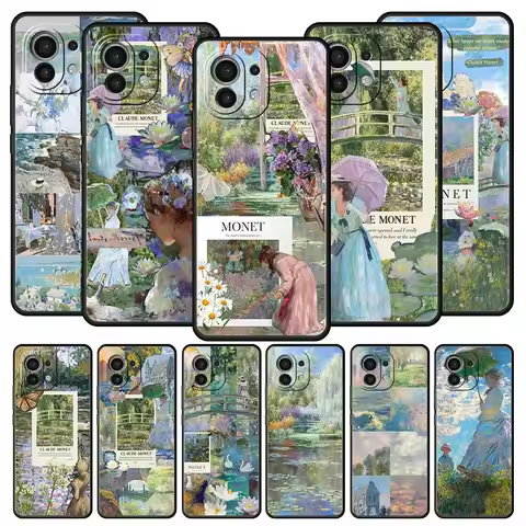 Claude Monet Art Phone Case For Xiaomi 14 13T 12T Pro 12 13 11 Ultra Mi Note 10 Lite 10T 5G 11X Pro