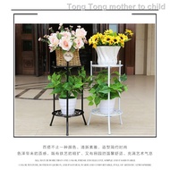 【Local Seller】2-layer metal plant stand flower pot stand plant stand display indoor and outdoor garden/nordic flower sta