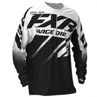 BAJU JERSEY SEPEDA DOWNHILL MOTOCROSS JERSEY MOTORCROSS / Jersey Mtb FXR MOTO White JERSEY