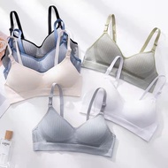 Full Cotton Bra Girl Bra Wireless Seamless Push Up Size 32-38 A/B Sleep Sport Comfortable bra