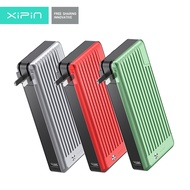 XiPin T106 10000mAh 3 in 1 Power Bank Charger and 3 Built-In Connector Charging Cable