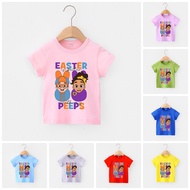 Áo thun trẻ em BLIPPI ART 8 màu áo đầy đủ size có big size áo thun cho bé Cotton King Cotton