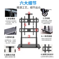 ST-🚢TV Movable Floor Bracket up and down Double Screen TV Cart2Screen Mobile Height Increasing Rack Suitable for Xiaomi