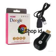 HDMI Dongle AnyCast - Wireless WiFi Receiver Display TV - Converter Sambungan Alat Nonton Dari Handphone Ke TV / Proyektor HD