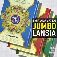 Al quran Jumbo Super Besar Arab Latin Terjemah Perkata Alquran Al khobir Alquran Ukuran A3 B4 Disertai Panduan Tajwid Kode Warna dan Terjemahan quran Untuk Lansia Pemula Tulisan Huruf Besar Jelas Murah Per Kata qur an Lengkap 30 juz 30juz