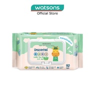 WATSONS Unscented  Baby Wipes 100% Eco-Friendly Soft Wipes Hypoallergenic 90s