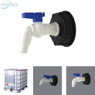 Heavy Duty Plastic Garden Tap Connector 3/4Inch BSPM Inlet Water Butt Water Tank