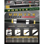 HIJAU Oxgn Vortex Carbon Ring Sic Surf Rod 20-40LB Rigid Green Color