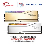 G.SKILL TRIDENT Z5 ROYAL NEO RGB DDR5 LONGDIMM / PC GAMING RAM ( 16GB*2 / 32GB*2 ) ( 6000MHZ CL26 / 