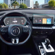 วิทยุระบบนำทาง GPS หน้าจอกระจกเทมเปอร์ฟิล์มกันรอยสำหรับมก. GT 2022แผงควบคุมแดชบอร์ดอุปกรณ์หน้าจอนำทางในรถยนต์