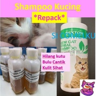NEEM CAT HERBAL SHAMPOO Syampu Kucing Anti Kutu Hama Fungus Merawat Keguguran bulu /Hilang gatal kulit *REPACK 100ml*