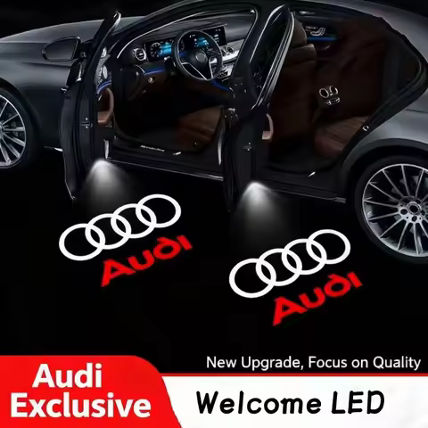 2x for Audi Sline Sport ABT A6 S5 S4 A8 A4 A1 A3 TT RS4 RS3 6 R8 A5 A7 Q3 Q5 Q7 Auto Door Led Logo W