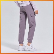 Lululemon yoga sports and leisure pants have pocket drawcord design, loose and breathable Yoga Fitness pants E361