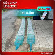Lồng Bát Quái 29 Khung lú 12 cửa ngục - Dài 8m 26 hom (Mắt lưới 07cm) Vành nặng 33kg