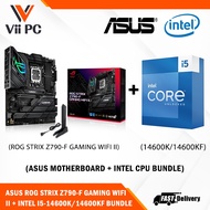 ASUS ROG STRIX Z790-F Z790F Z790 F GAMING WIFI II Motherboard + Intel i5-14600K/i5-14600KF Processor