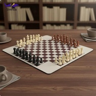 Simhoa 4 Player Chess Board Game Large Professional Chess Pieces Educational Chess Set for Kids and 