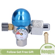 Hengyu Welding Gas Gauge  8mm Output Interface Welder Flow Regulator Meter G5/8in-14 Air Inlet Nut Easy Adjustment for Cutting Soldering