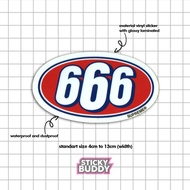 sticker ( Supreme 666 )