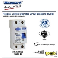 Maxguard 40A 2Pole 100MA Rccb/Elcb