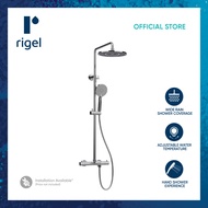 RIGEL Thermostatic Chrome Rain Shower Set W2-R-TSME14418T