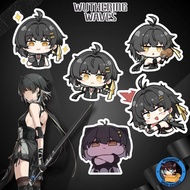 GANTUNGAN ROVER WUTHERING WAVES ACRYLIC KEYCHAIN ROVER MALE WUTHERING WAVES PHONE STRAP/