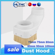 HLTNC New CNC Milling Machine Dust Cover Brush, Wood Carving Dust Collection Boot