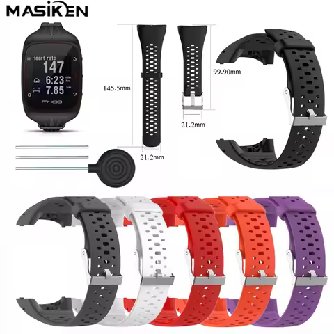 Wristband Strap for Polar M400 M430 GPS Sports Smart Watch Replacement Silicone Watchband Bracelet W