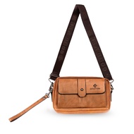 GOLDIES - Tas Selempang Pria Hand Bag POLO LAND Kulit Pouch Bag Pria Wanita Anti Air Dompet Pria Ke