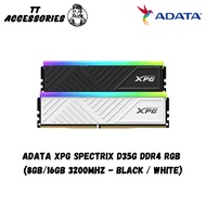 ADATA XPG Spectrix D35G DDR4 RGB 8GB & 16GB 3200Mhz - Black / White