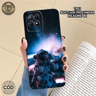 HP Latest Realme 8i Case - Leviora Case - Astronaut Fashion Case - Latest Realme 8i Softcase - Pro C