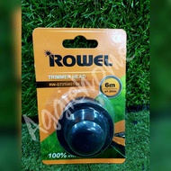 ROWEL เอ็นตัดหญ้า รุ่น RW-GT250 #21-24 1.2MM. 6เมตร เครื่องเล็ม NYLON ใช้ร่วมเครื่องเล็ม GT250 ตัดหญ้า เล็มหญ้า สวน เกษตร เอ็นตัดหญ้า จัดส่ง KERRY