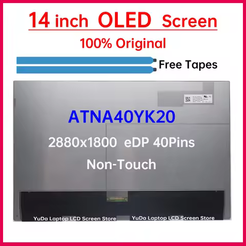 14" Laptop LCD OLED Screen ATNA40YK20-0 ATNA40YK20 For Lenovo IdeaPad Pro 5 14AHP9 14IMH9 14IRH8 Dis
