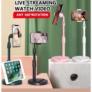 360 Rotation Adjustable Stand Holder for Mobile Phone Dual Slot Stand Length 38cm