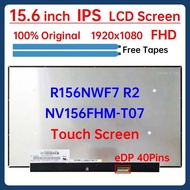 15.6 Inch Laptop LCD Touch Screen NV156FHM-T07 R156NWF7 R2 For Lenovo ThinkPad T15p P15v Gen 1 Gen 2