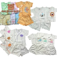 เสื้อเด็กอ่อน เลือกลายได้ Little Home Baby (0-3ด.) ผ้าCotton ชุดเด็กอ่อน เสื้อเด็กแรกเกิด ผูกหน้า เสื้อ (WA301/2) ลิงค์2