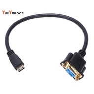 Mini  to VGA M/F Connector Cable Adapter Converter 0. 1FT