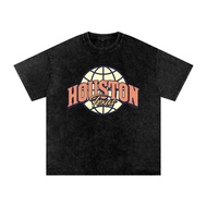 Houston Texas| Snow Washed Oversized Cotton T-Shirt