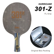 พายุเฮอริเคน DHS ต้นฉบับลายกีฬาปิงปอง301 Z ใบมีดไม้5ไม้2ด้านใน ZC ไฟเบอร์ใบมีดปิงปอง H-301Z กล่องเดิ