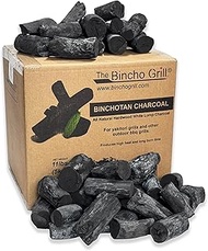 The Bincho Grill Binchotan Charcoal for Japanese BBQ. Natural Hardwood High-Grade for Yakitori and A