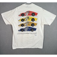 100% Cotton Retro 90s Ford GT40 Mark IV Lemans Racing 1967 Car T-Shirt