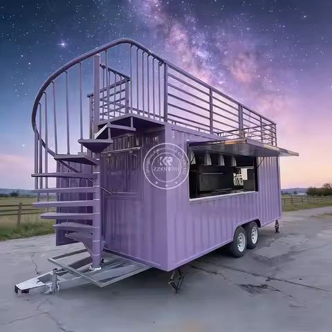 Customized 20 FT 40 FT Shipping Container Restaurant Coffee Ice Cream Shop Container Bar Prefabricat