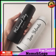 Botol Minum Tumbler Desain Custom Nama Sendiri Bisa Logo BTS EXO NCT Kekinian dan Estetik