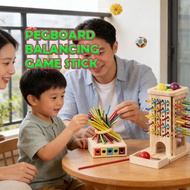 Wooden Stick Balance Game Pull Out Stick Game Toy Educational Toys Interactive Puzzle Balance