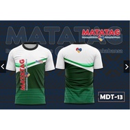 （sufei）MATATAG UNIFORM SUBLIMATION DEPED BADGE TSHIRT FOR MEN AND WOMEN POLO SHIRT