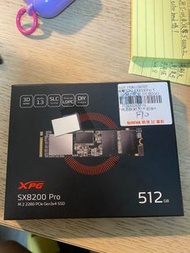ADATA威剛 XPG SX8200Pro 512GB M.2 PCle TLC  SSD 固態硬碟