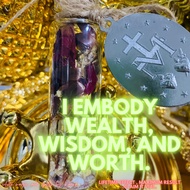 I EMBODY WEALTH, WISDOM, AND WORTH. LIFETIME MANIFESTATION.GUARANTEED RESULT , LIFETIME EFFECT,MAXIM
