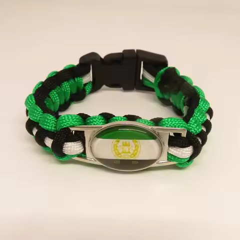 Love Afghanistan Flag Bracelet Charm Wrap Bangles For Women And Men Jewelry Friendship Anniversary