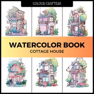 ColourCrafters Watercolour Drawing Book Cottage House 200gsm 300gsm Watercolour Paper