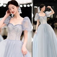[Ready Stock] Ladies Dresses Large Size Dresses Wedding Dresses Dinner Dresses Wedding Dresses Weddi