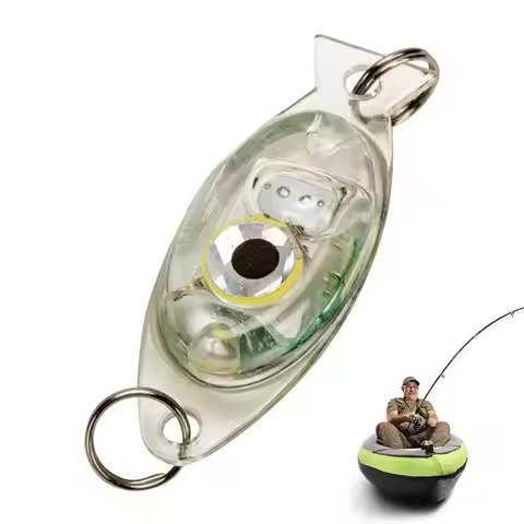 Fishing Lure Light LED Fish Lamp Fish Trap Lamp Water Activate Flashing Bass Lures LED Deep Drop Fis
